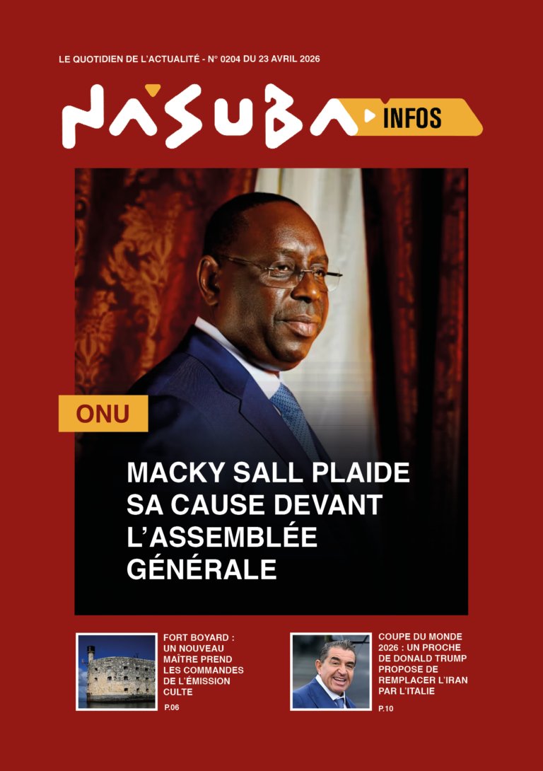 Quotidien Nasuba Infos du 23 avril 2026