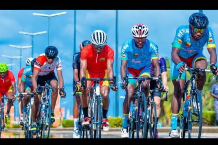 Tour cycliste Bénin Cotonou circulation