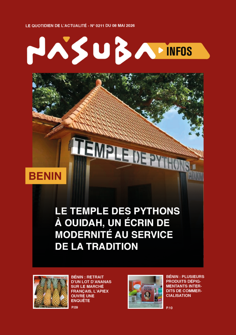 Quotidien Nasuba Infos du 08 mai 2026