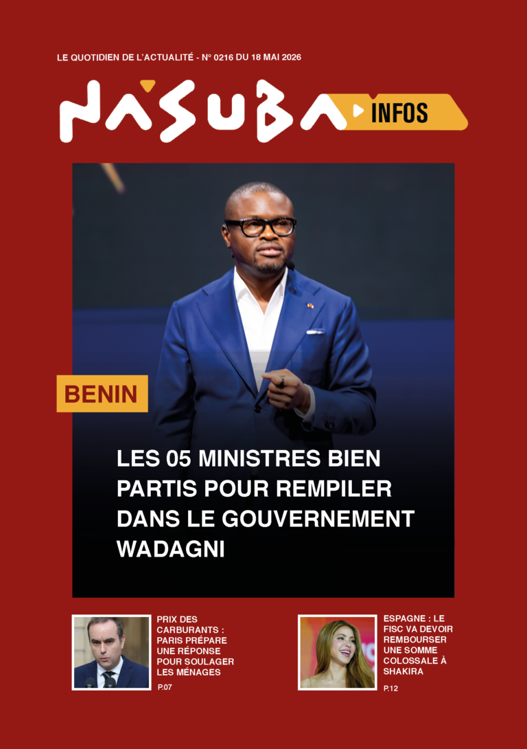 Quotidien Nasuba Infos du 18 mai 2026