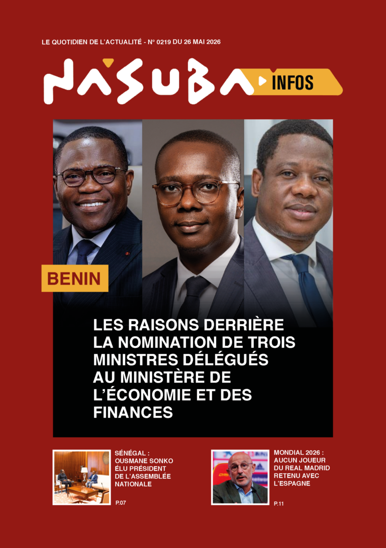 Quotidien Nasuba Infos du 26 mai 2026