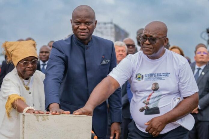 Gabon Oligui Nguema mégaprojet port de Kobekobe,