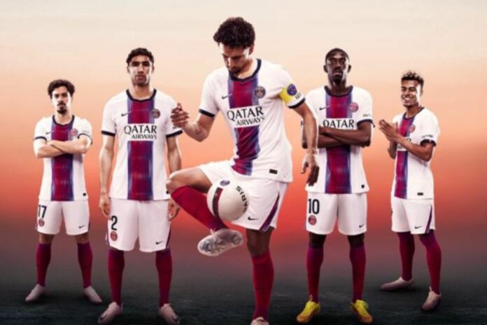 PSG club maillot extérieur