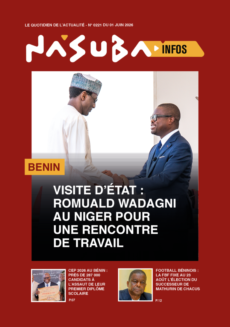 Quotidien Nasuba Infos du 01 juin 2026