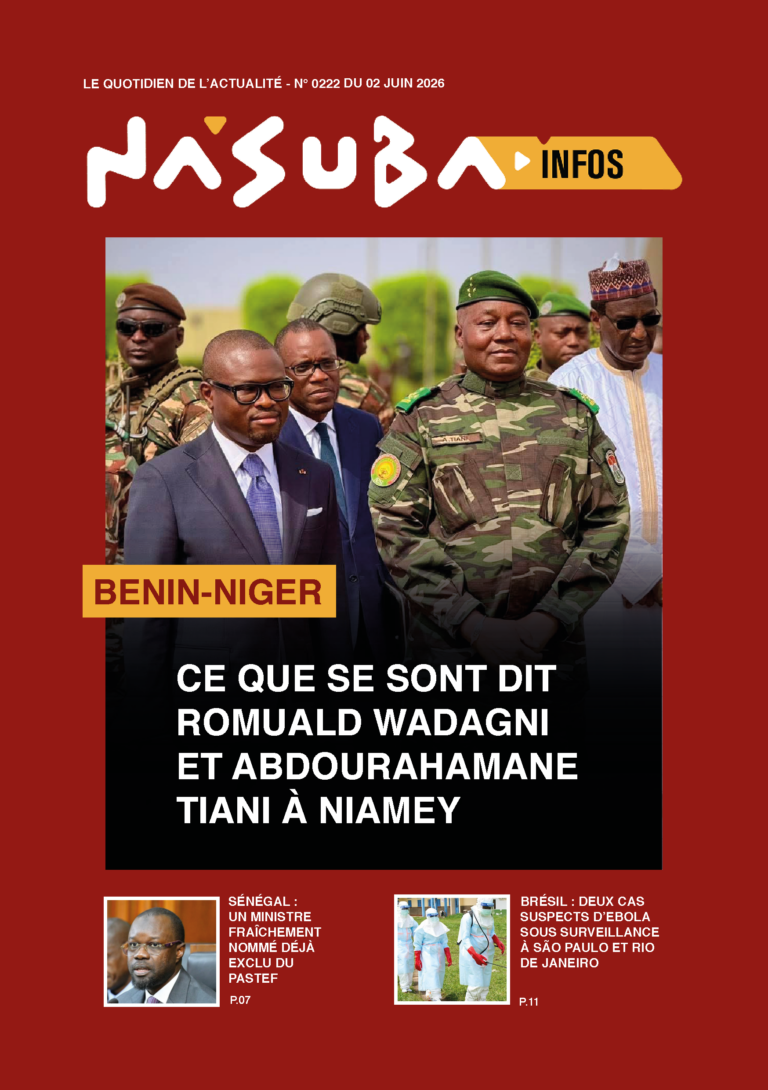 Quotidien Nasuba Infos du 02 juin 2026