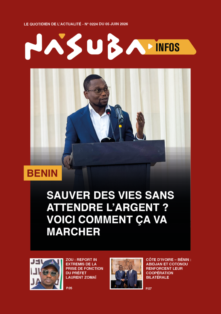 Quotidien Nasuba Infos du 05 juin 2026