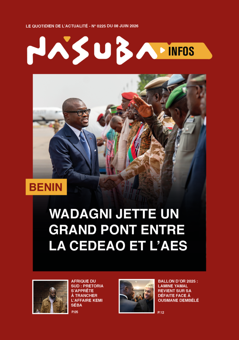 Quotidien Nasuba Infos du 08 juin 2026