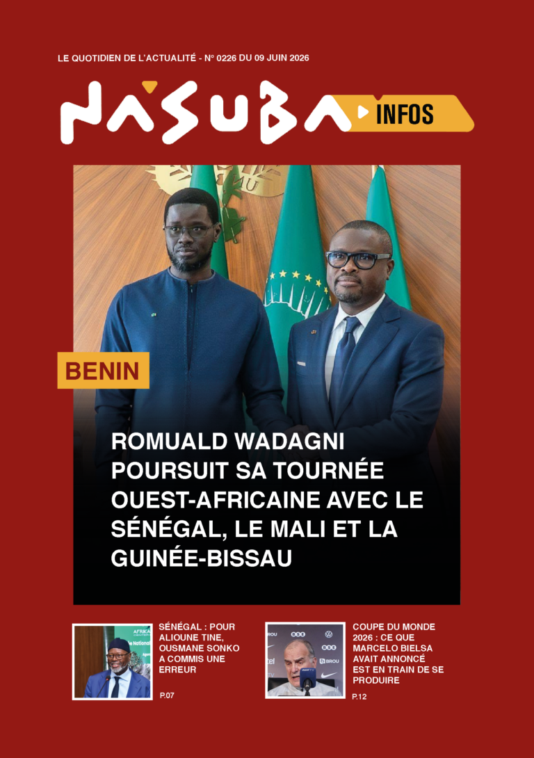Quotidien Nasuba Infos du 09 juin 2026