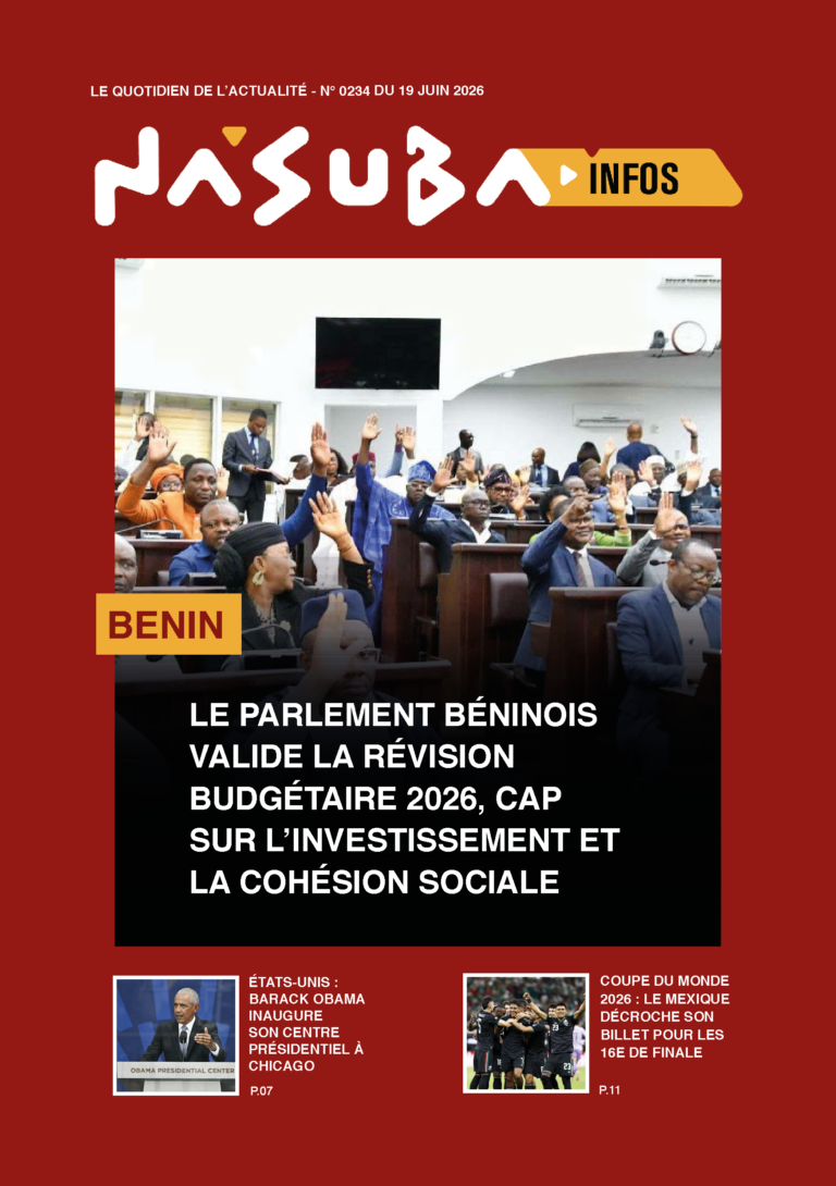 Quotidien Nasuba Infos du 19 juin 2026