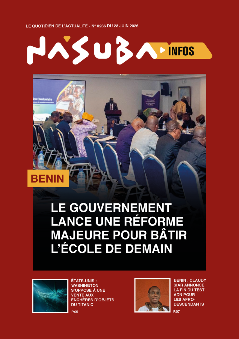 Quotidien Nasuba Infos du 23 juin 2026