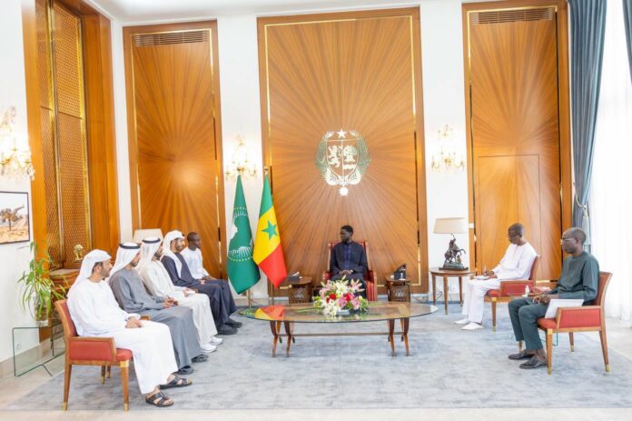 Sénégal : Bassirou Diomaye Faye échange avec le ministre d'État émirati pour les Affaires africaines