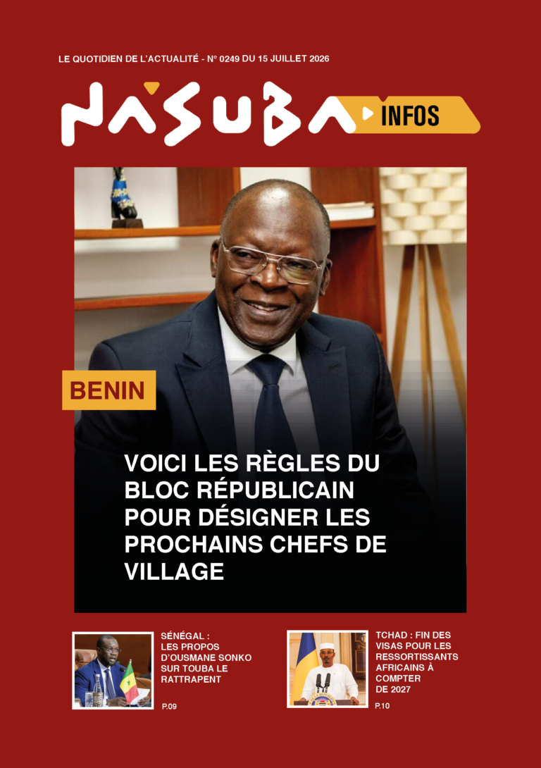 Quotidien Nasuba Infos du 15 juillet 2026