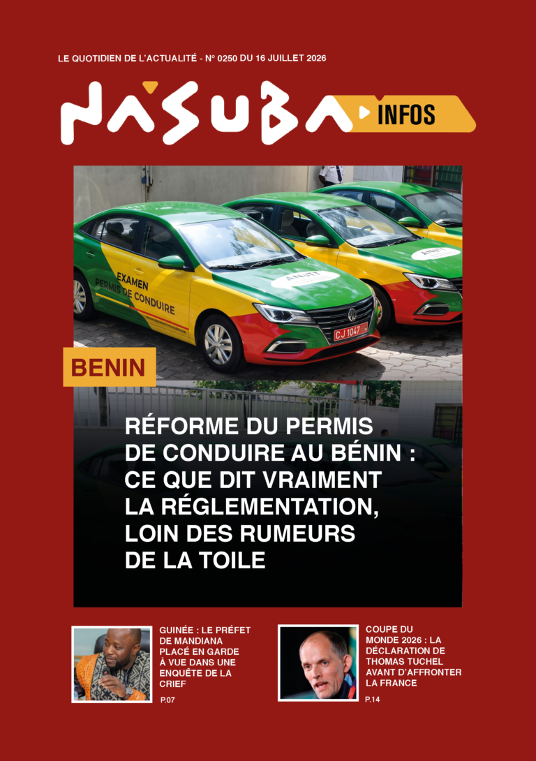 Quotidien Nasuba Infos du 16 juillet 2026