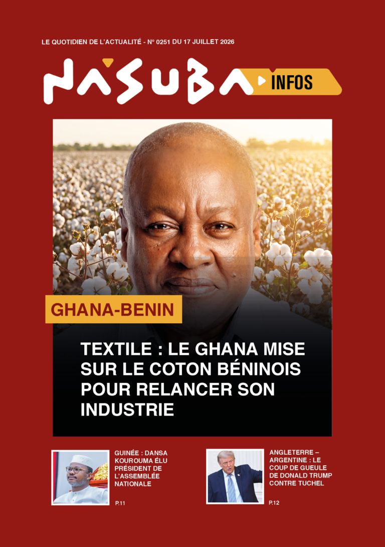Quotidien Nasuba Infos du 17 juillet 2026