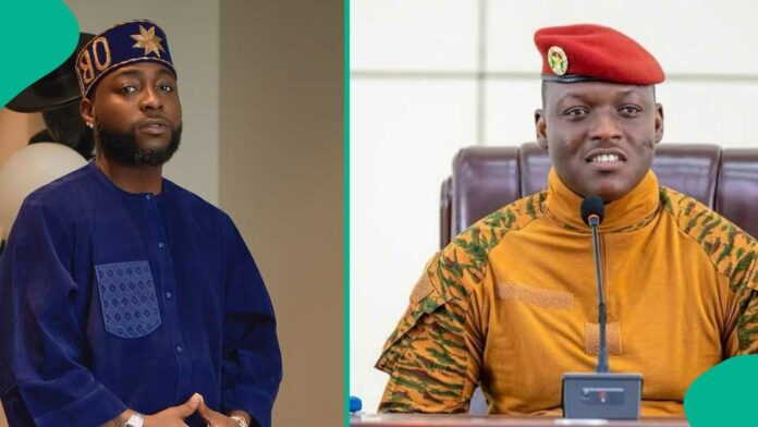 « Leader ! » : le message de Davido à Ibrahim Traoré fait réagir les internautes