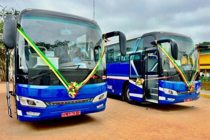Bénin : le transport universitaire reprend ce lundi avec 63 bus dans 12 villes