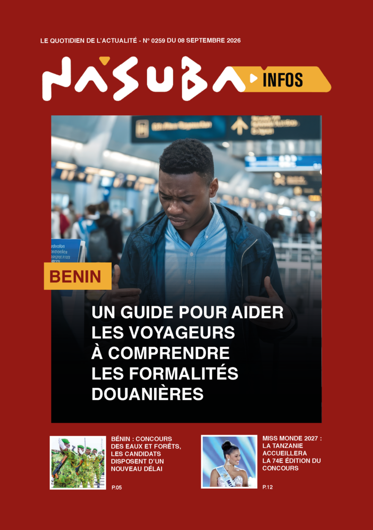 Quotidien Nasuba Infos du mardi 08 septembre 2026