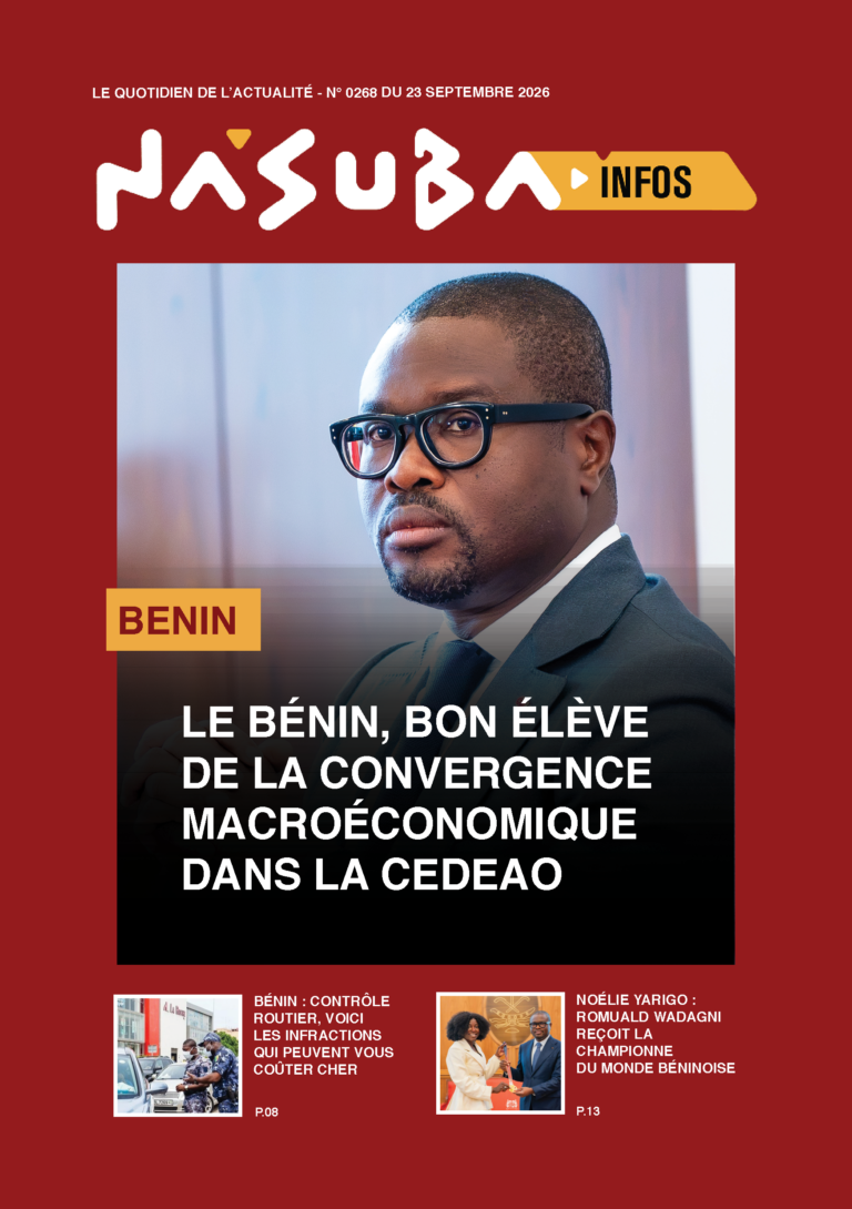 Quotidien Nasuba Infos du mercredi 23 septembre 2026