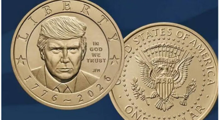 États-Unis : Donald Trump fait son entrée sur une pièce de 1 dollar