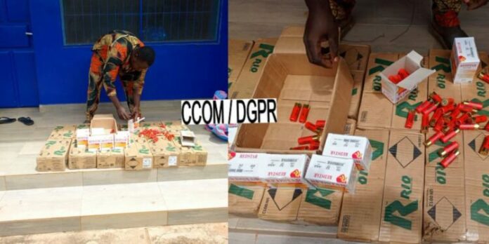 Bénin : 3 250 cartouches de calibre 12 saisies à Parakou, un suspect interpellé