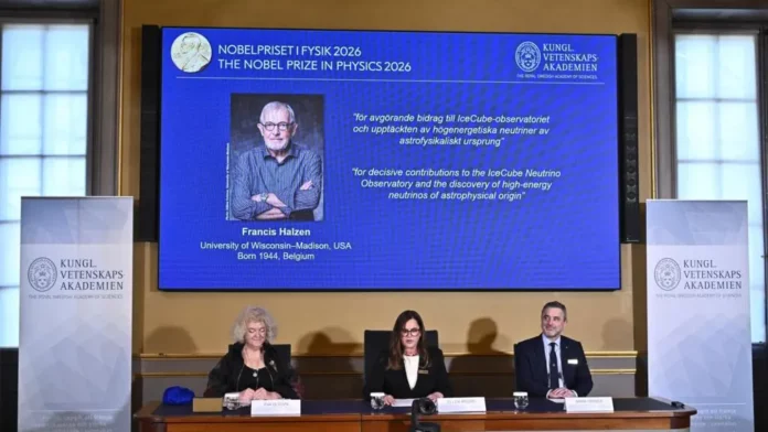 Neutrinos : le Belge Francis Halzen reçoit le prix Nobel de physique