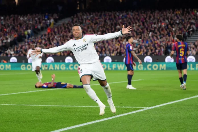 Real Madrid : Mbappé signe son 100ᵉ but dans le Clasico